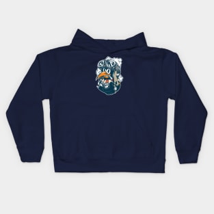 Smoking bird Kids Hoodie